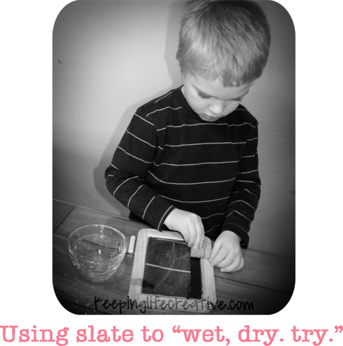 wet, dry, try