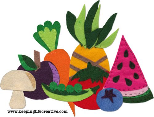 fruit collage