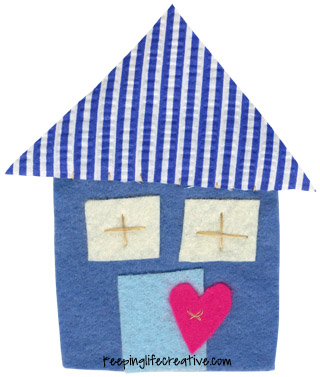 blue houseW