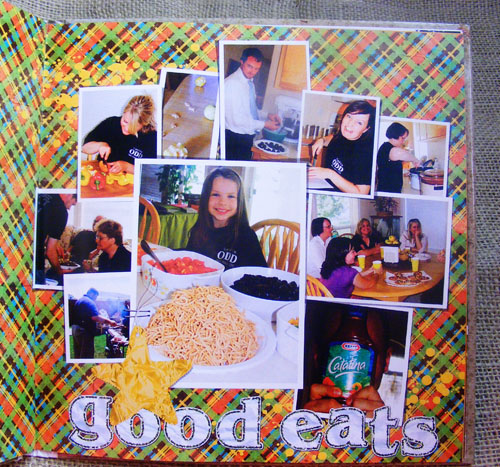 "Good Eats" features photos on preparing or eating food.