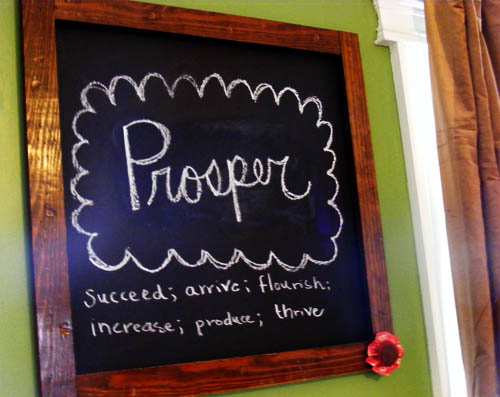 Examples Of The Word Prosper