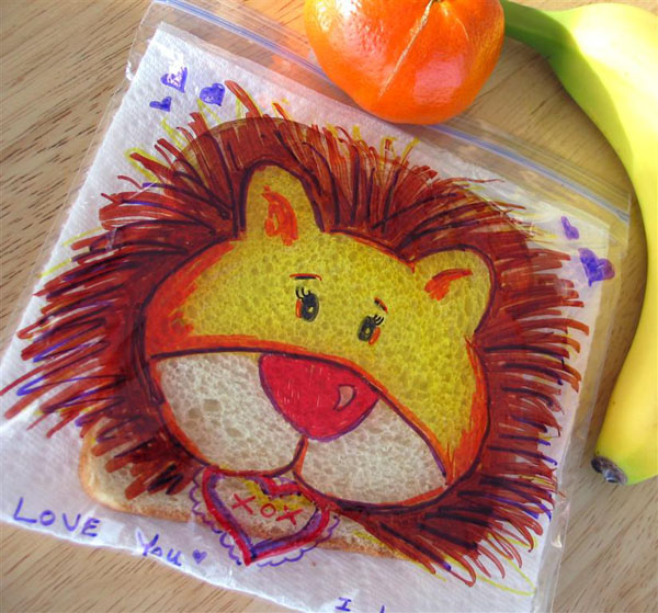 Lion Sandwich Bag Jenni Price