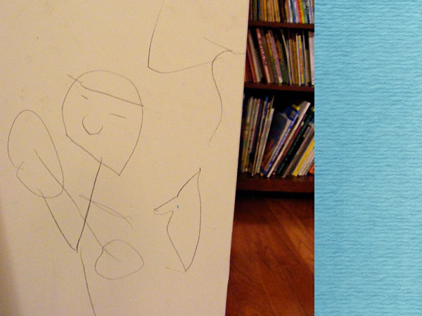 drawing on walls