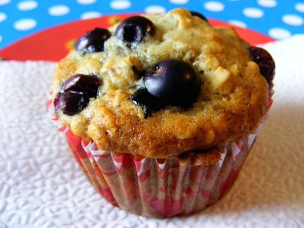 blueberry banana muffins