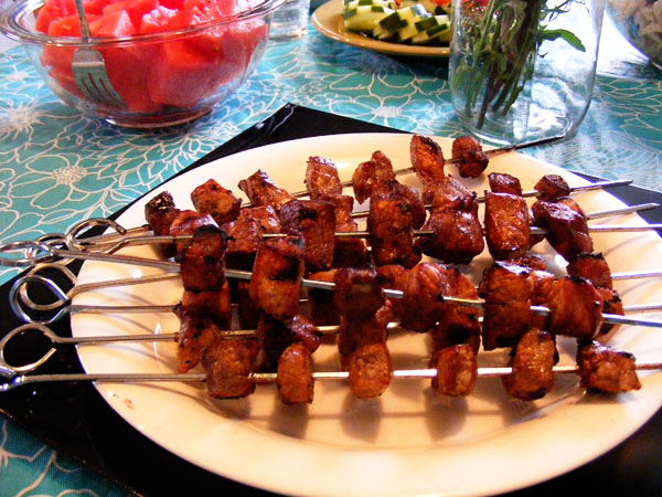 Balsamic Pork Kabobs
