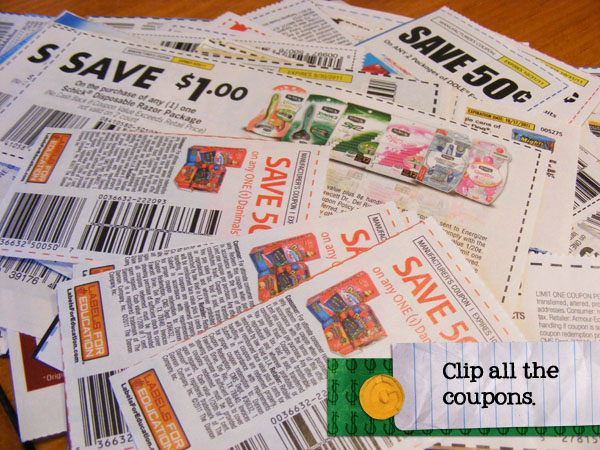clip the coupons