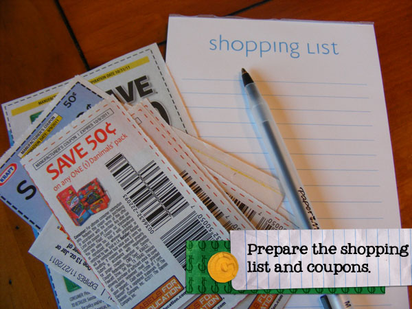 prepare the coupons