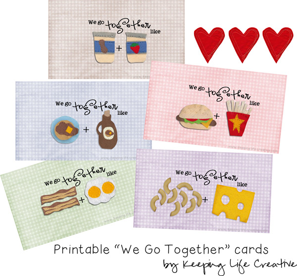 We Go Together cards by Keeping Life Creative