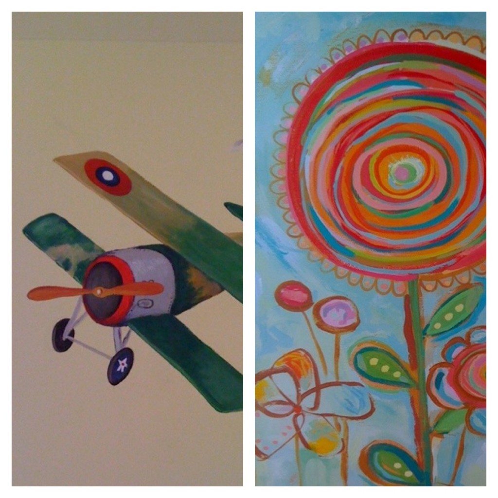 art in kids' rooms