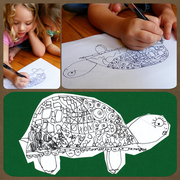 E turtle artW