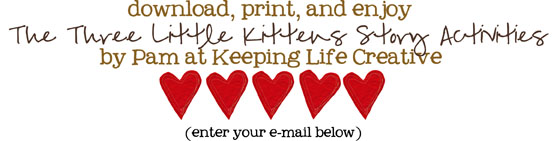download three little kittens story activities
