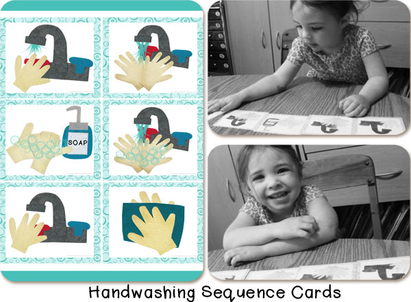 handwashing sequence cards