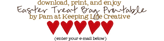 Download the Easter treat bag printable!
