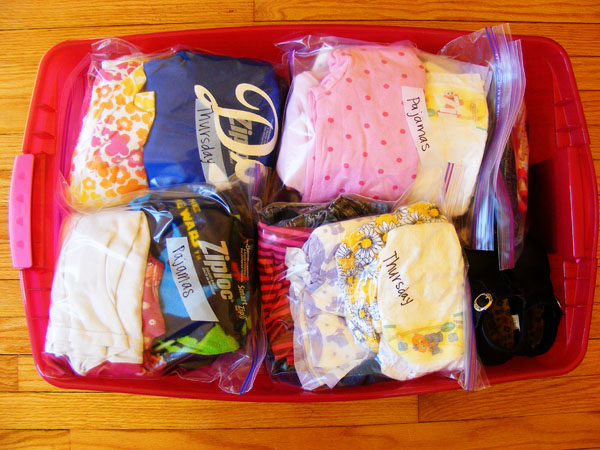 How to Prepare for a Road Trip with Kids: Organized Packing - Keeping ...